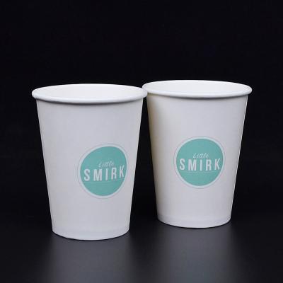 China Custom Printed 8oz Single Wall Paper Cups Eco - Friendly Disposable for sale