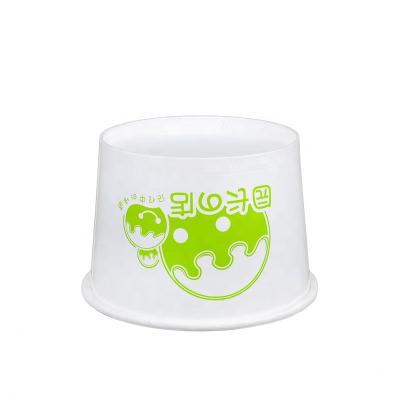 China Disposable Custom Logo Printed Different Size Disposable Ice Cream Paper Cup Wholesale for sale