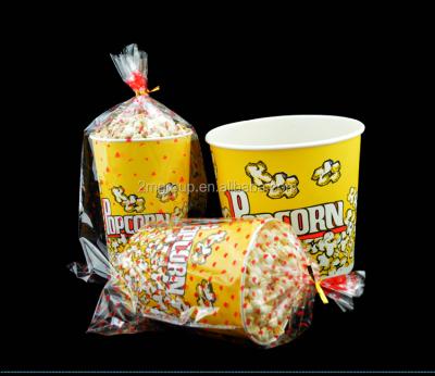 China Paper Hot Bucket Single Wall Popcorn Cup Box/Bucket/Pocorn Single Wall Selling Most 6 Colors Printed CN; ZHE Round and Square 2M for sale