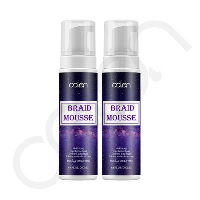 China Wholesale Rich Foam Styling Max Hold Organic Hair Mousse For Braids for sale