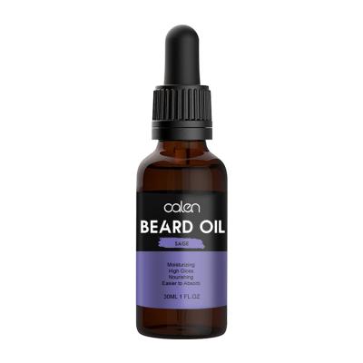 China Private Label Refreshing Grooming Strengthen Moisturizing Beard Oil Men Care Nourishing Beard Oil Sage Beard Oil for sale