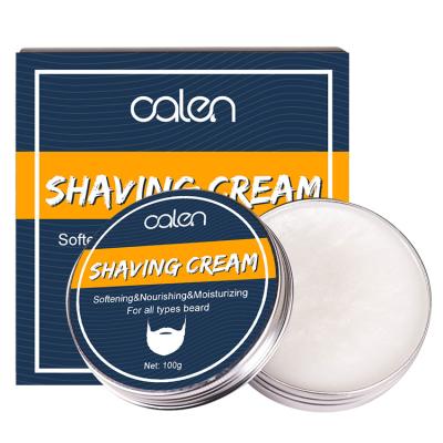 China Small MOQ Daily Private Label Organic Shaving Creams Softening Moisturizing Beard Shaving Gel Shaving Cream For Men for sale