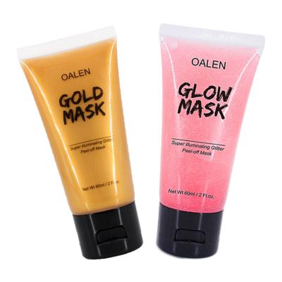 China Packing Pink Clay Star Glow Glitter Mask 60g Private Label for sale