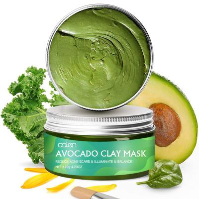 China Moisturizer Avocado Clay Mask Dermatologist Tested Hydrating Mud Mask For Face And Body Vegan Face Mask for sale