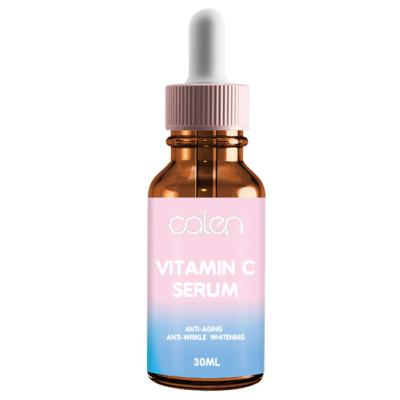 China Skin Revitalizer Vitamin C Serum For Face Anti Aging Serum With Hyaluronic Acid Organic Hydrating Brightening Serum for sale