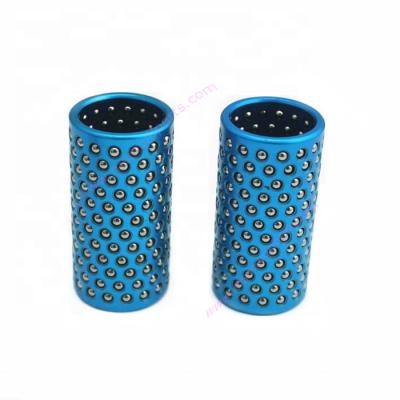 China Aluminum Anodized Blue Anodized Ball Bearing Stops Color Mold Ball Retainers for sale