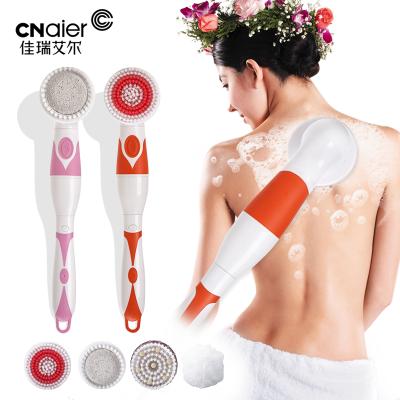 China Amazon Amazon Electric Long Handle Body Brushes Reading Brushes Electric Body Shower Bath Cleaning Brush for sale