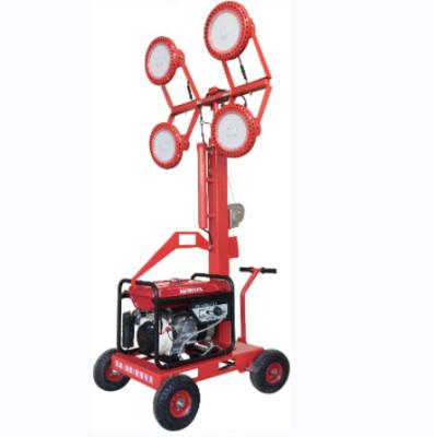 China LED Lighting Wholesale 1200W LED Mobile Gasoline Lighting Tower for sale