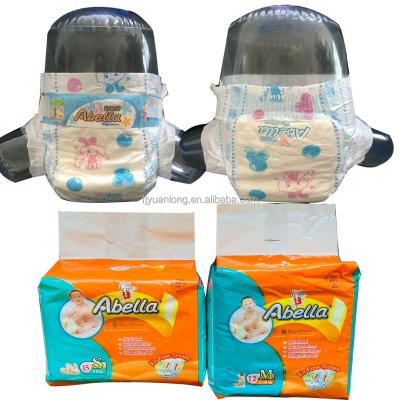 China Embroidered 2021 China Original Abella brand Top Selling Baby Products Quanzhou Factory Wholesale Price Baby Diapers for sale