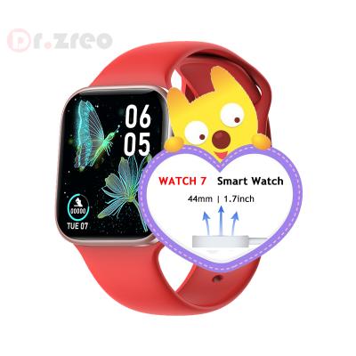 China MP3 new playback smart watch 1.7inch smart wireless charging BT call music heart rate blood pressure smartwatch 1.7inch for sale