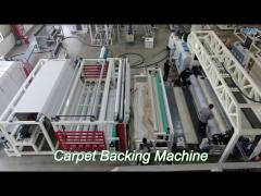 4m customize tpe carpet back coating machine for tufted carpet