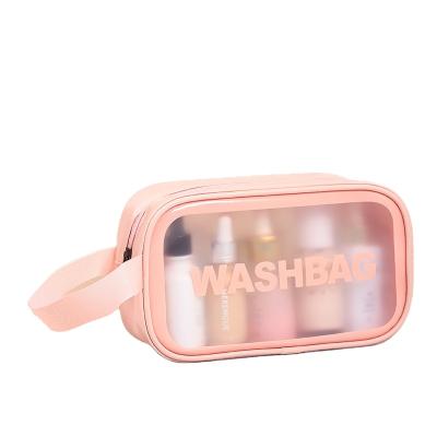 China Large Travel Makeup Bag Washable Water Resistant Hanging Cosmetics Brushes Toiletry Bag For Women for sale