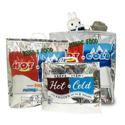 China Waterproof High Quality Aluminum Thermal Cooler Ice Liner Foil Plastic Insulated Bag for sale