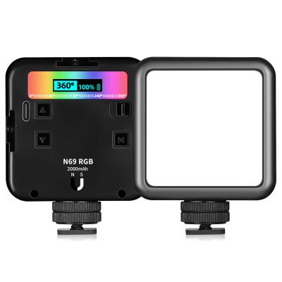 China Mini Led Rgb Photography Light with Support Battery for Phone Photography Adjustable Color 2500K-9000K for sale