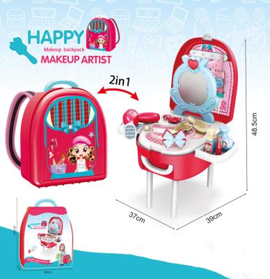 China 2021 New Item Development Children's Brain Pretend Game Series 2 In 1 Backpack Game Set With Accessories 26*11*21.5CM for sale