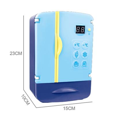 China Pretend Game Role Play Home Match Promote Learn 2020 New Awesome Simulation Cute Shape Freezer Playset Wholesale With Sound And Light Touch Key Push Button for sale