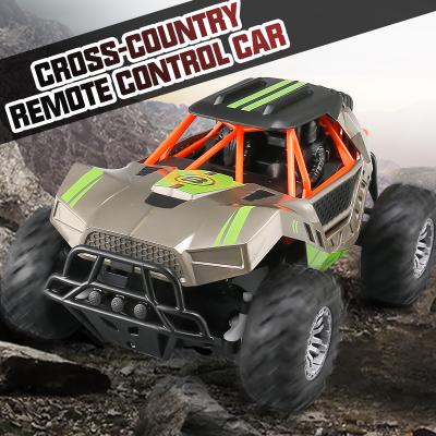 China 1:16 Powerful ABS Material Cross Country Moster Vehicle TPR Type Remote Control With Rechargeable Battery 30X17X14.5CM for sale