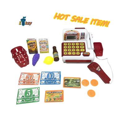 China Classic Battery Operated Kids Toy Cash Register Play Educational Toy Set with Battery Toys Judge Me Function for sale