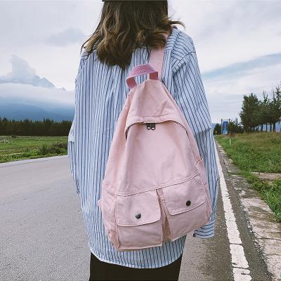 China Daily School Life Casual Ladies Backpack Travel Fashion Male Student School Bag Simple Mori Backpack for sale