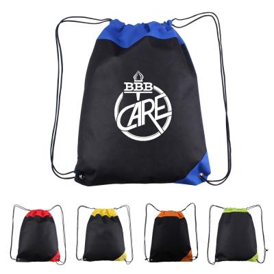 China PUNCH Drawstring Bag Gym Sport Promotional Wholesale Eco Friendly Custom Drawstring Bag With Logo for sale