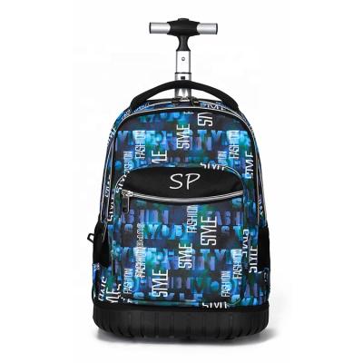 China School Life Daily Fashion Removable Multifunctional School Trolley Bags For Boys for sale