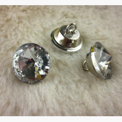 China Wholesale Sofa Glass Knob Dry Cleaning Diamond Crystal Knobs For Furniture Vintage Rhinestone Knobs For Garment for sale