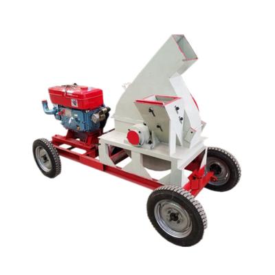 China Papermaking 1t/h diesel engine disc wood chipping machine disc wood chipper for sale for sale