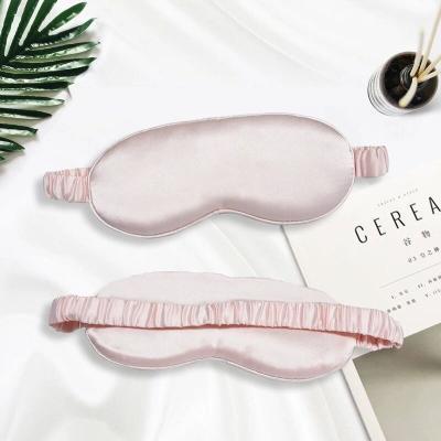 China Anti Blackout Sleeping Pill 3d Eye Sleeping Pill Silk Adjustable Night Silk Cover Silk Night Eye Mask Pink for sale