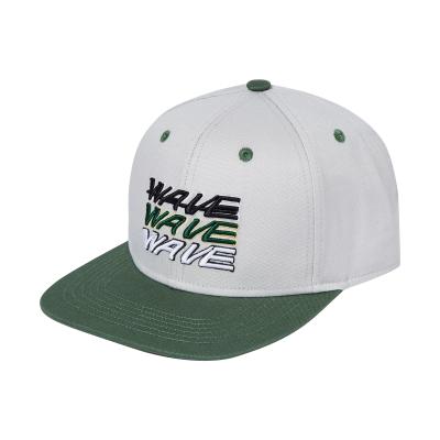 China Cotton Polyester Hat 2d 3d embroidered Snap Back Caps Hats Custom Logo Snapback Hat for sale