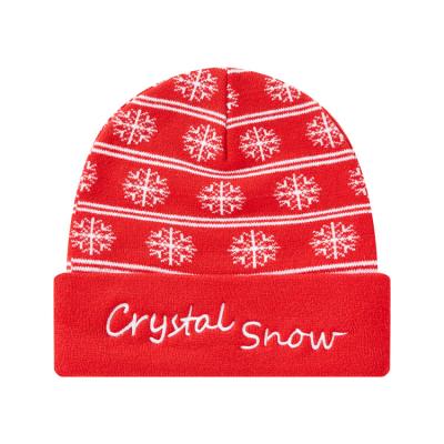 中国 Ecofrienly Cotton Christmas Beanie Hats Men Custom Embroidery Logo Beanie Hats For Women 販売のため