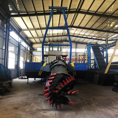 China Sand and Gold Factory Eterne Brand River Portable Sand Machine Suction Dredging Dredger Used Sea Sand Dredging Boat for sale