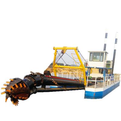 China Manufacturing Plant Sand and Gold Cutter Suction River Mining Equipment Cutter Suction Dredger for sale