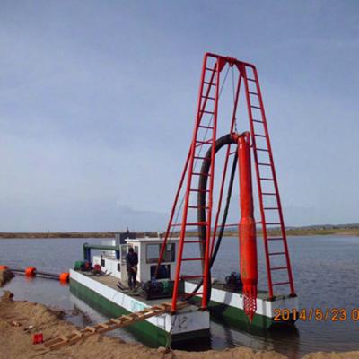 China Gold and Sand Suction China Used Sand Machine Power Jet Suction Dredger Small Scale Diesel Mining Dredger for Sand Gold Baking for sale