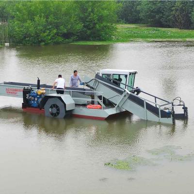 China Automatic Lake Aquatic Weed Harvester Weed Dredger Cutter Tubular Aqua/Seaweed/Waste Cutter Weed Cutter for sale