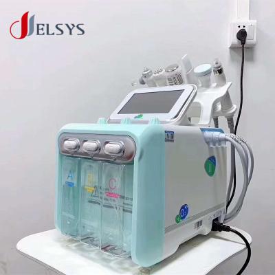 China 2021 New Six Made Acne Treatment Handles Oxygen Facial Peeling Machine for sale