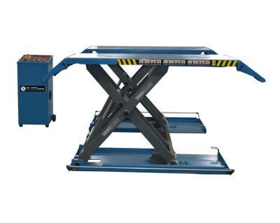 China BLURESEA Mid Rise Scissor Car Lift with 3000kg Protable Scissor Lift 3000kg for sale