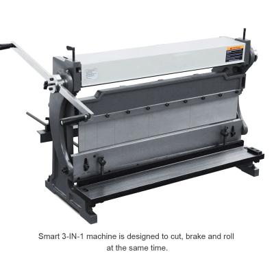 China Hotels 3-in-1/610 Combination Hand Shear Bend Slip Roll 3 in-1/610 in 1 Machine for Metal Sheet for sale