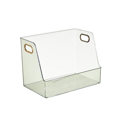 China Home Bathroom Cosmetic Makeup Organizer Multifunctional Desktop Viable Plastic Transparent Other Storage Box for sale