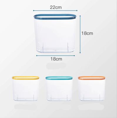 China Hot Selling PET Garbage Can Office Kitchen Viable Transparent Family Bedroom Plastic Trash Can for sale