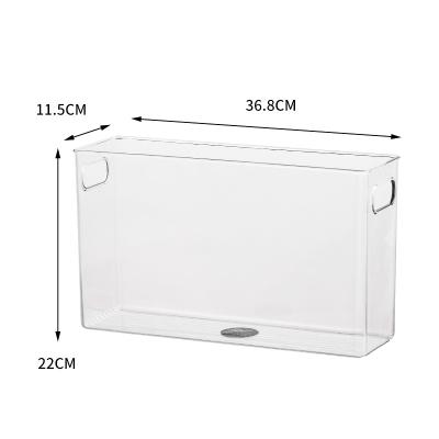 China Freshness Preservation Hot Fridge Kitchen Fruit Food Storage Box Plastic Clear Cool-keeping Refrigerator for sale