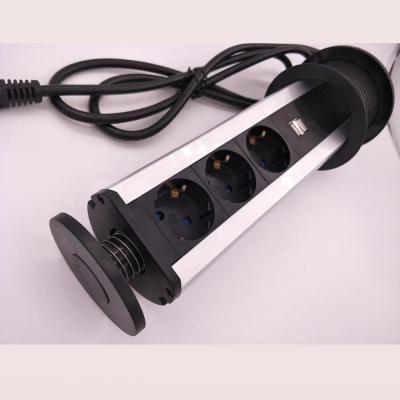 China German PC Type Aluminum And Uninflammble Desktop Power Socket for sale