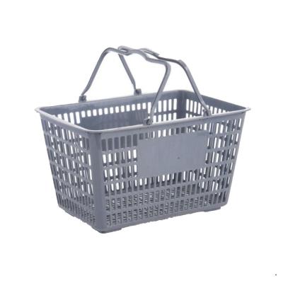 China Corrosion Protection Guangzhou Manufacturer Supermarket Shopping Basket Small Plastic Supermarket Basket for sale