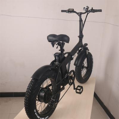 China Eu Warehouse 500W Standard Electric Bicycle 20 Inch Fat Tire Electric Folding Ebike Bike With 48V Removable Battery for sale