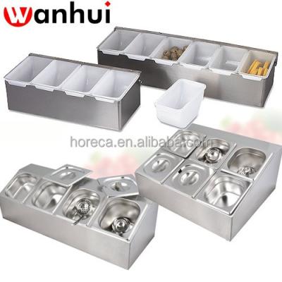 China Chrome nickel steel stainless steel buffet serving base for restaurant food and flatware cylinder rack for sale