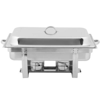 China Quick-shop food display of other hotel and restaurant stainless steel buffet food supplie hot chafing dishes for sale for sale