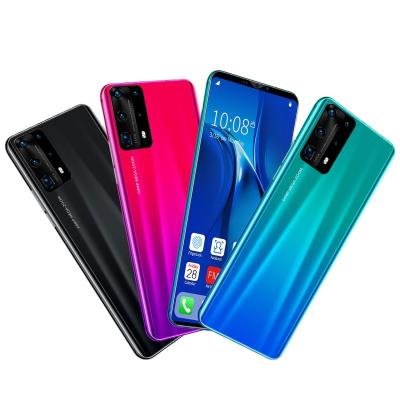 China Dual SIM Card Amazon Hot Selling Unlocked 10 Core Cheap Dual Sim 8g+256g Smart Phone 5.8 Inch Android Mobile Cellulares P40 Pro for sale