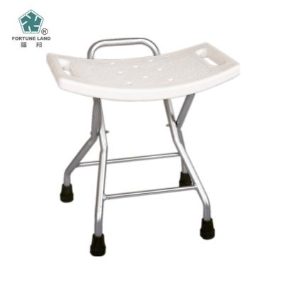 China Elder Safety Folding Aluminum Shower Chair For Elder Bathtub Adjustable Shower Chair Seat for sale