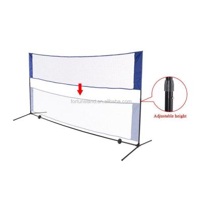 China Steel 10' X5 Height Adjustable Badminton Net , Tennis Net With Rack / Frame for sale