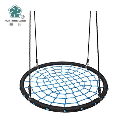 China Modern saucer tree swing for kids with hanging straps around the outside swing for sale