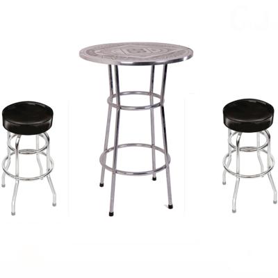 China Modern Bar Table Chair Set Round Adjustable Coffee Table Stool For Bar for sale